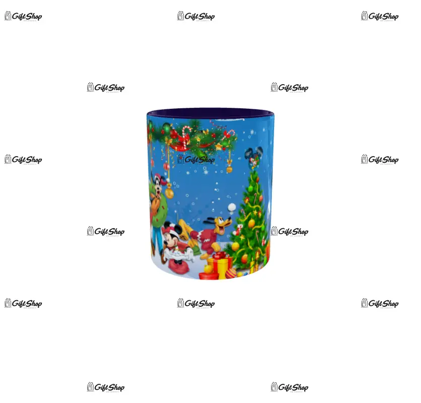 Mickey mouse christmas, cana ceramica, 330ml, model cgs1770